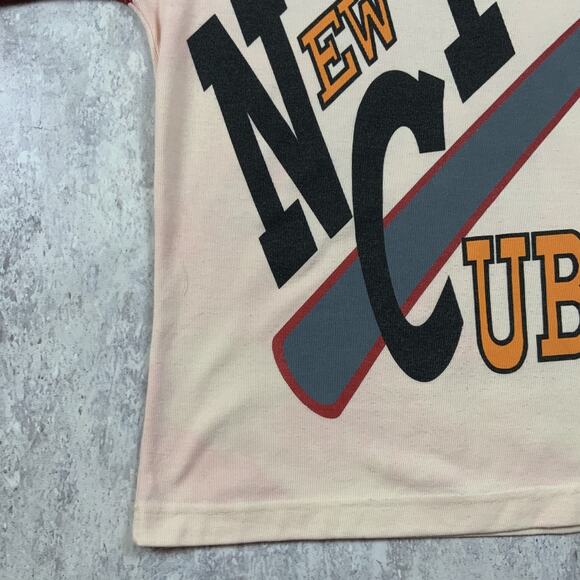 Vintage Underground Railroad New York Cubans Shirt Men Medium Beige Negro League - Picture 12 of 14